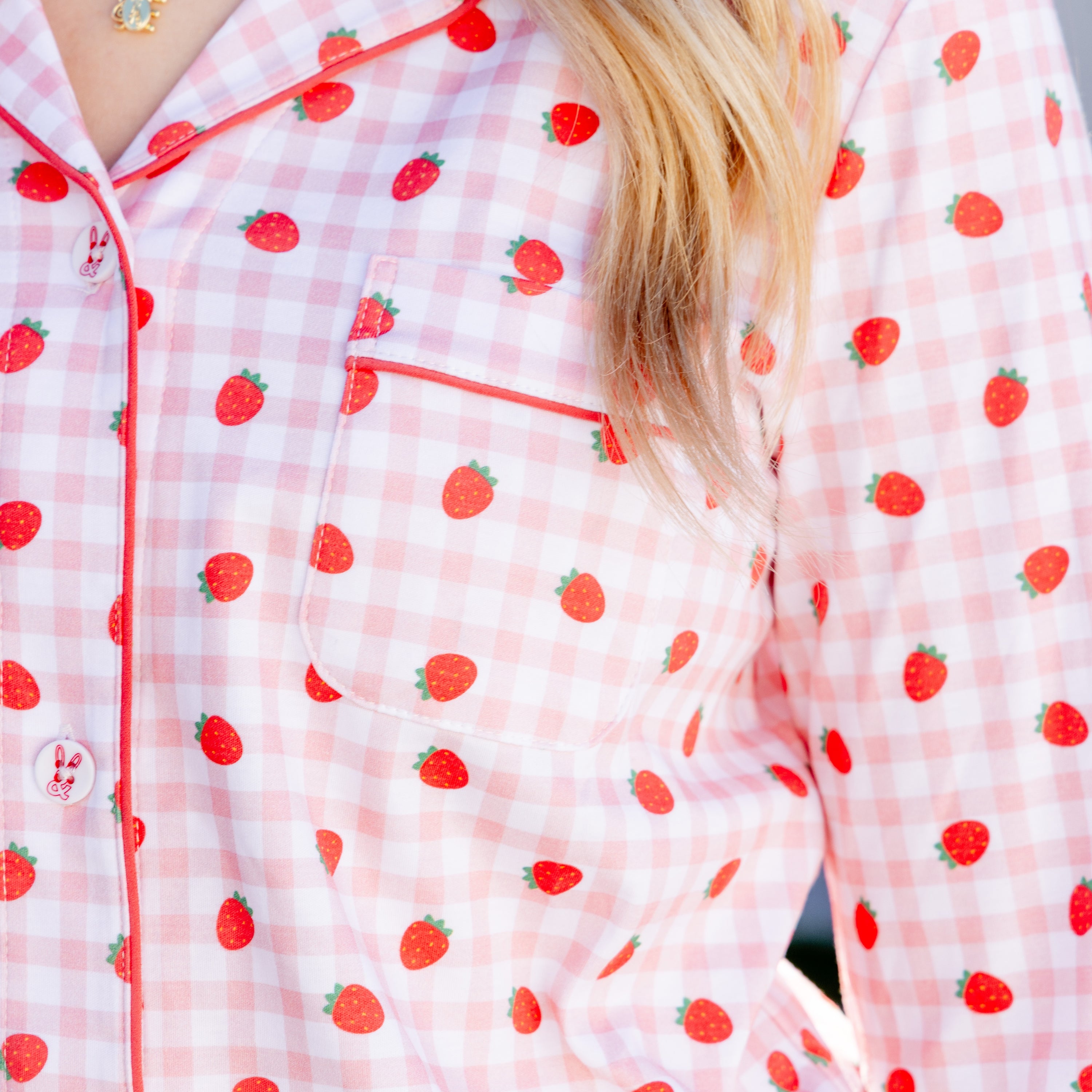 Strawberry Picnic Pajamas