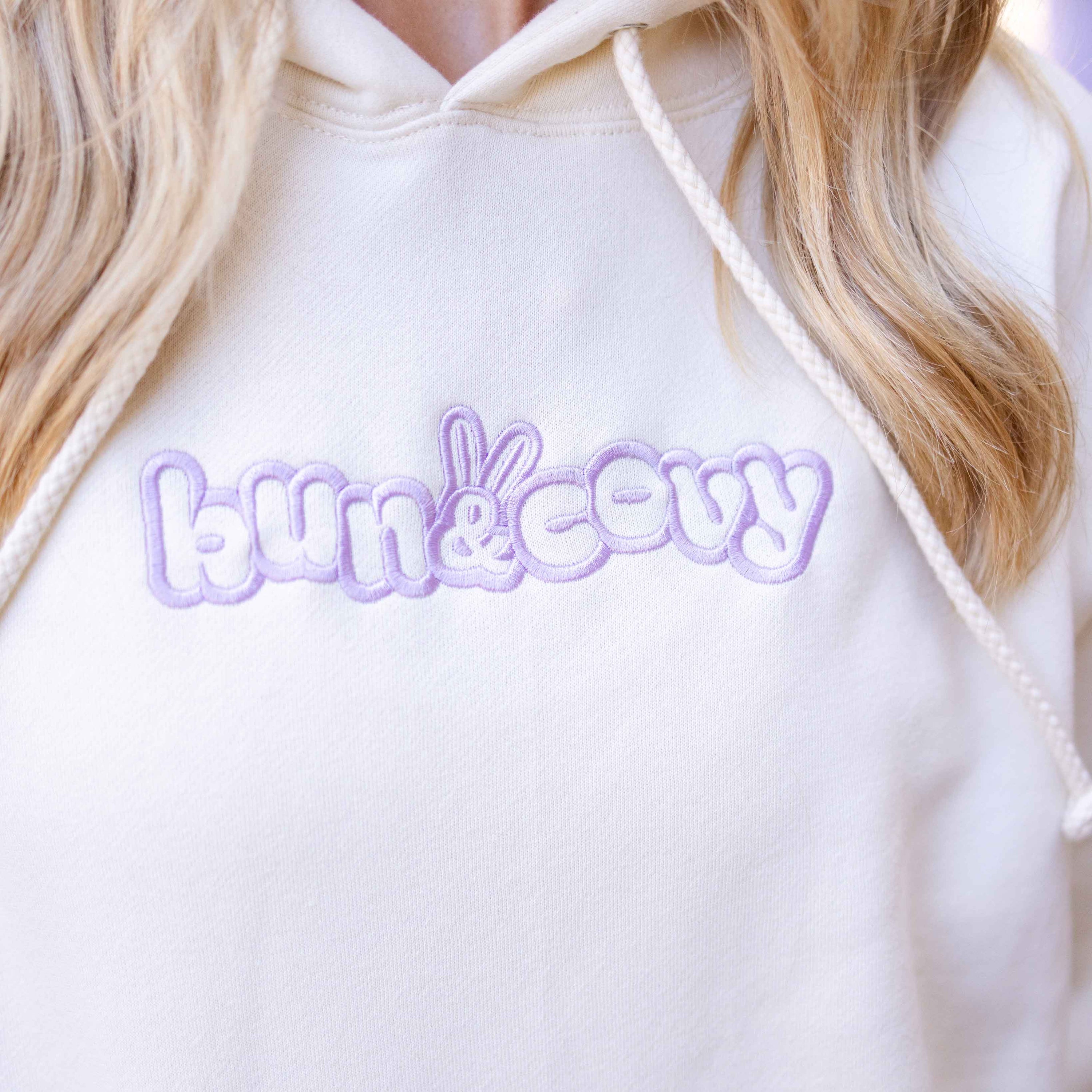 Pastel Hoodie in Ivory Bone