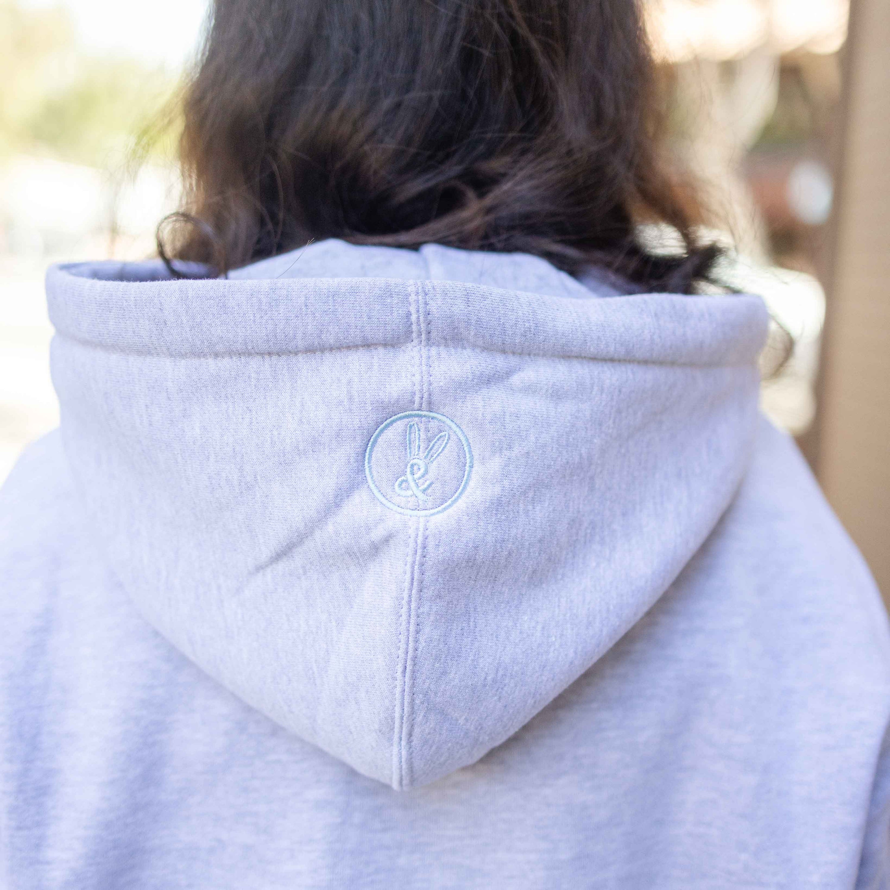 Pastel Hoodie in Heather Grey