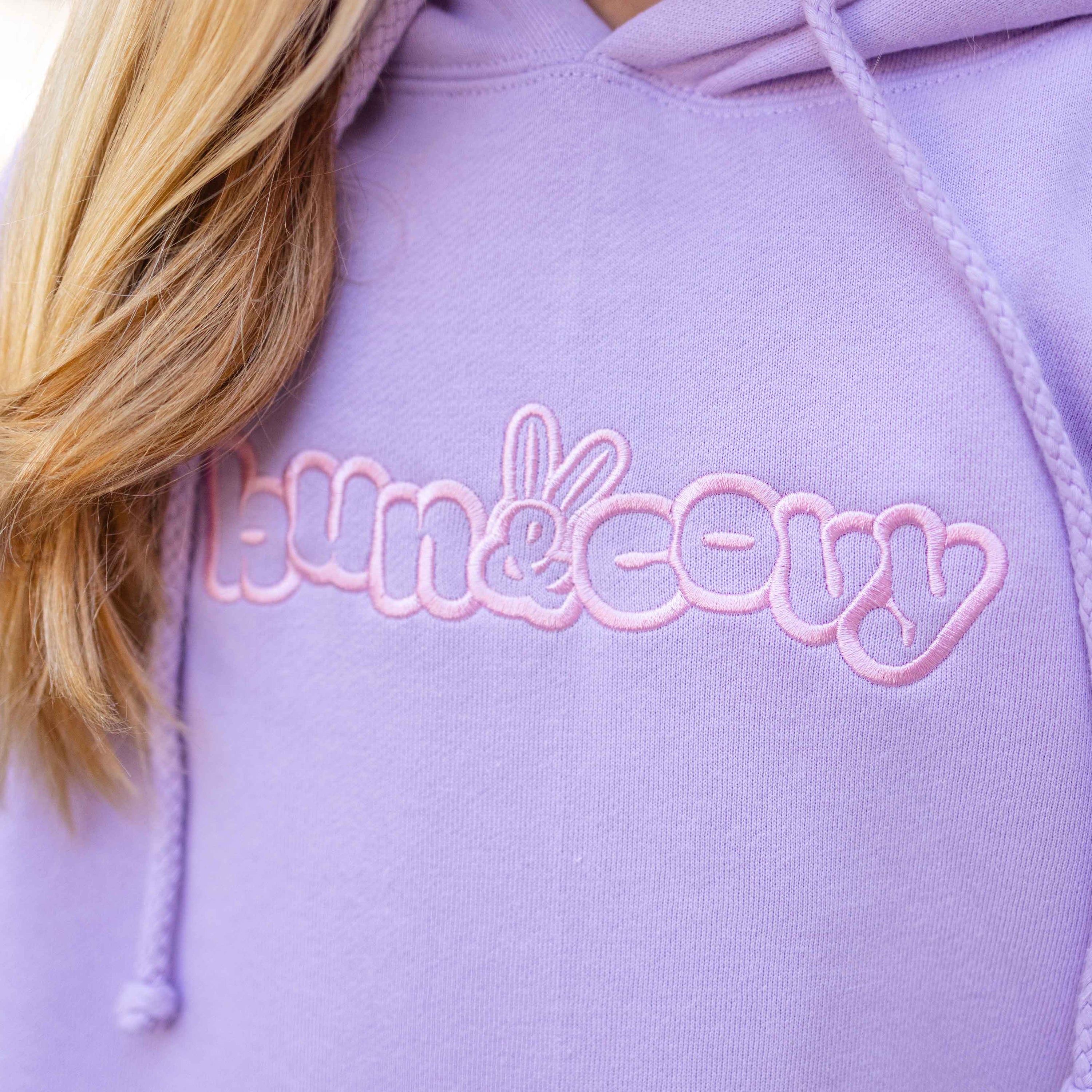 Pastel Hoodie in Light Lavender