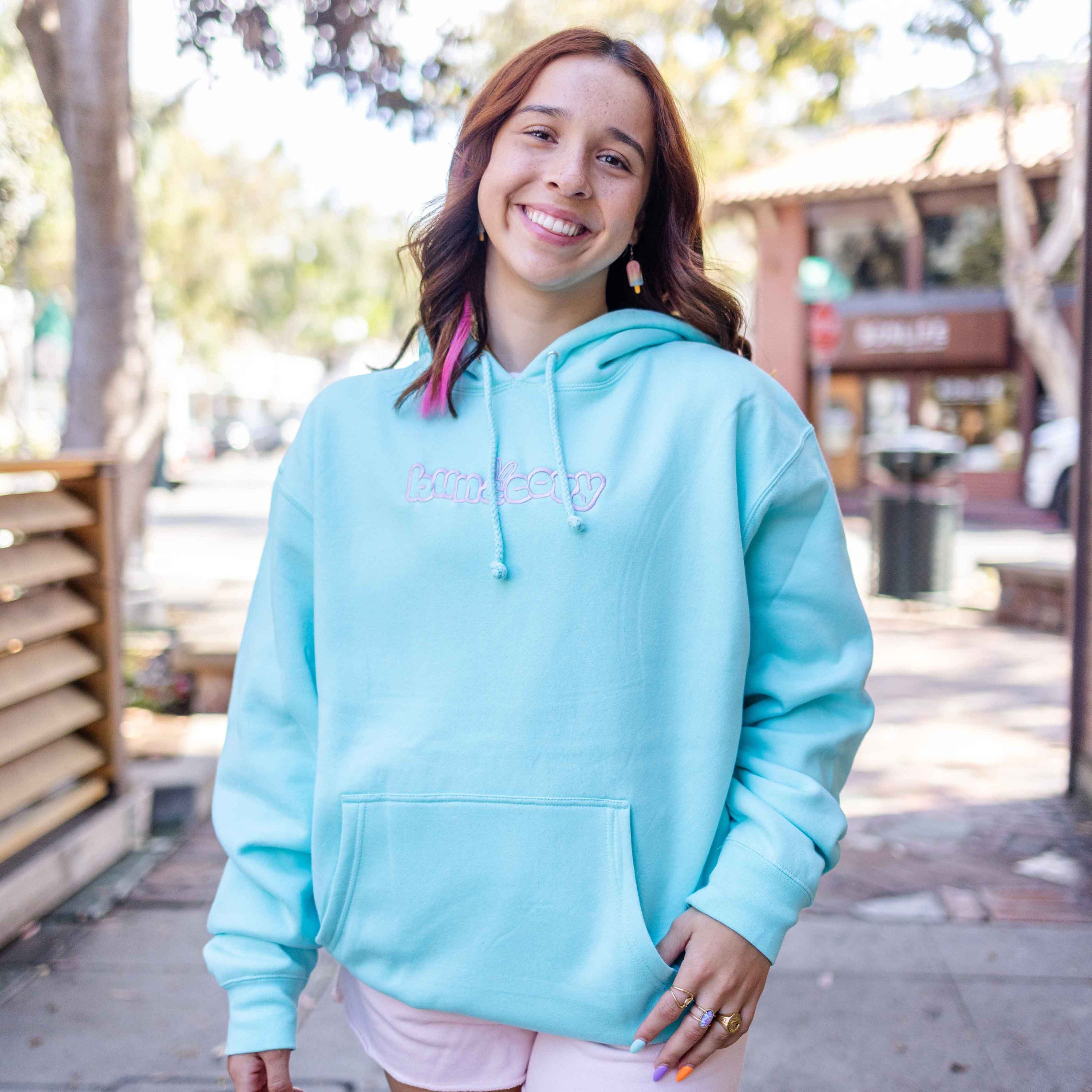 Pastel Hoodie in Sweet Mint