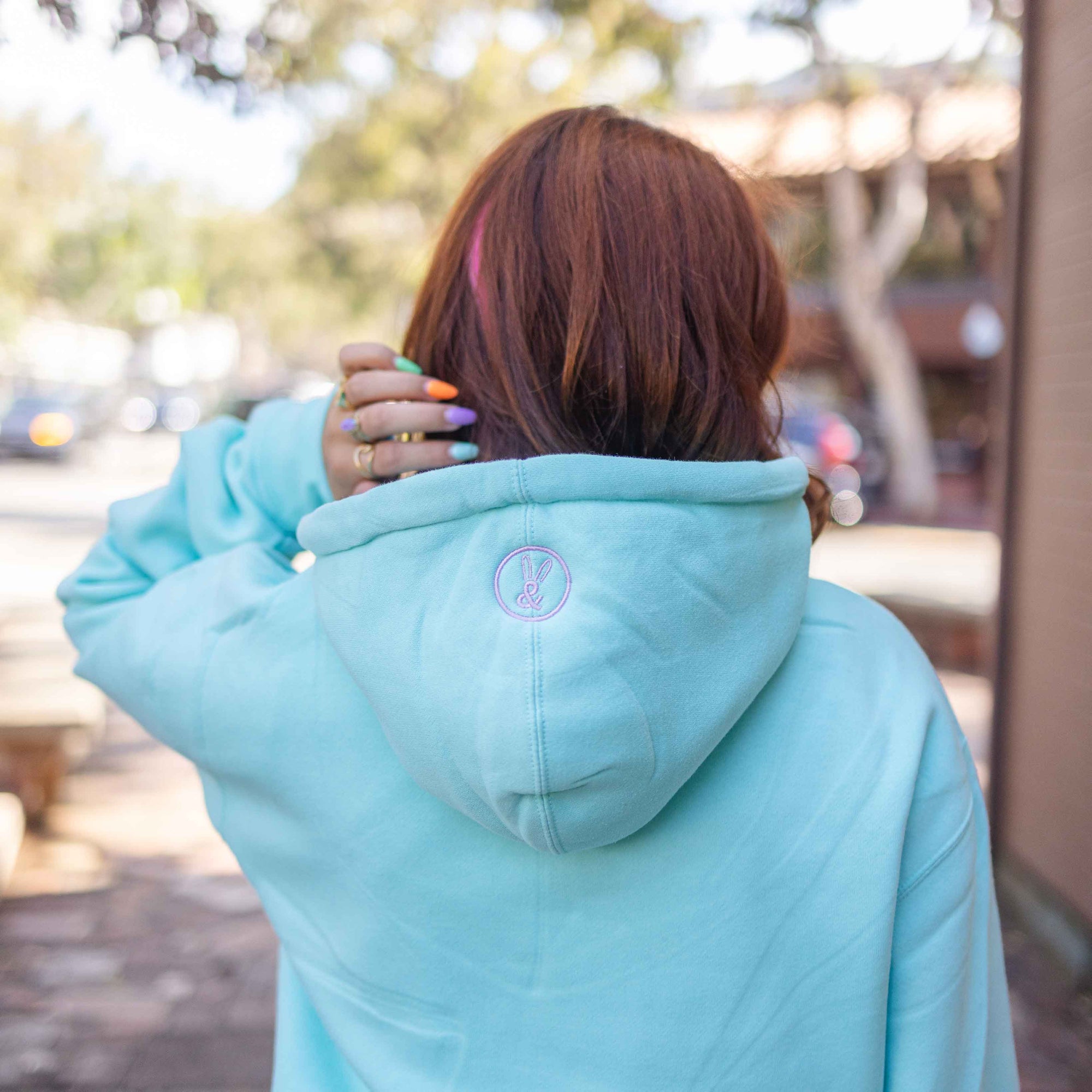 Pastel Hoodie in Sweet Mint