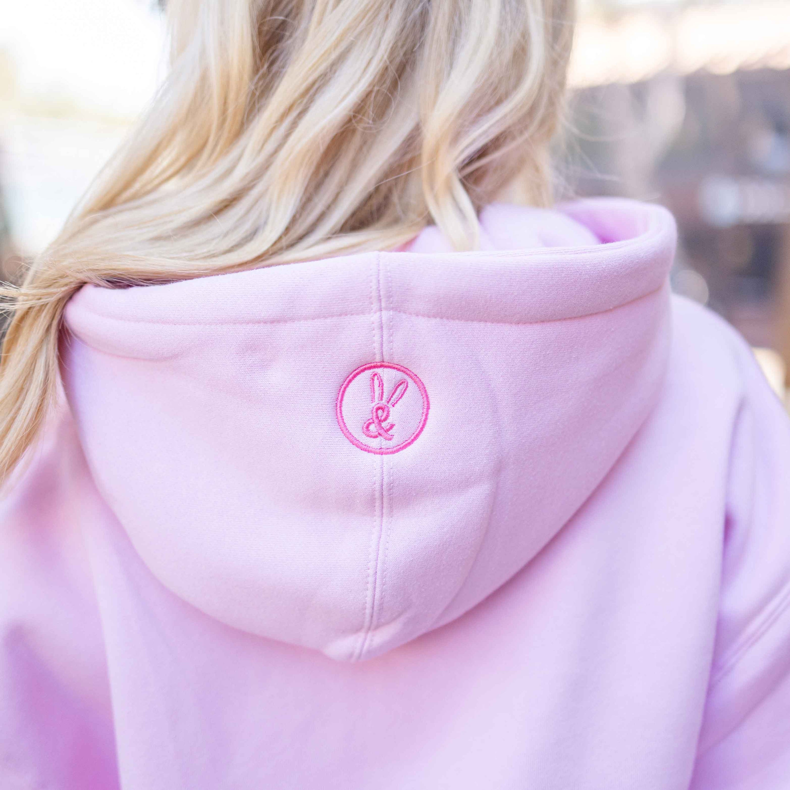 Pastel Hoodie in Blush Pink