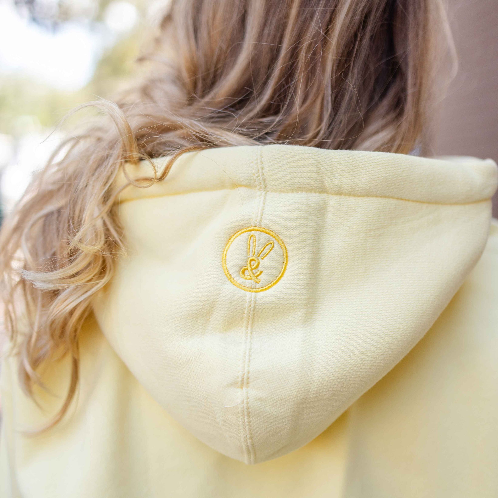 Pastel Hoodie in Butter Yellow