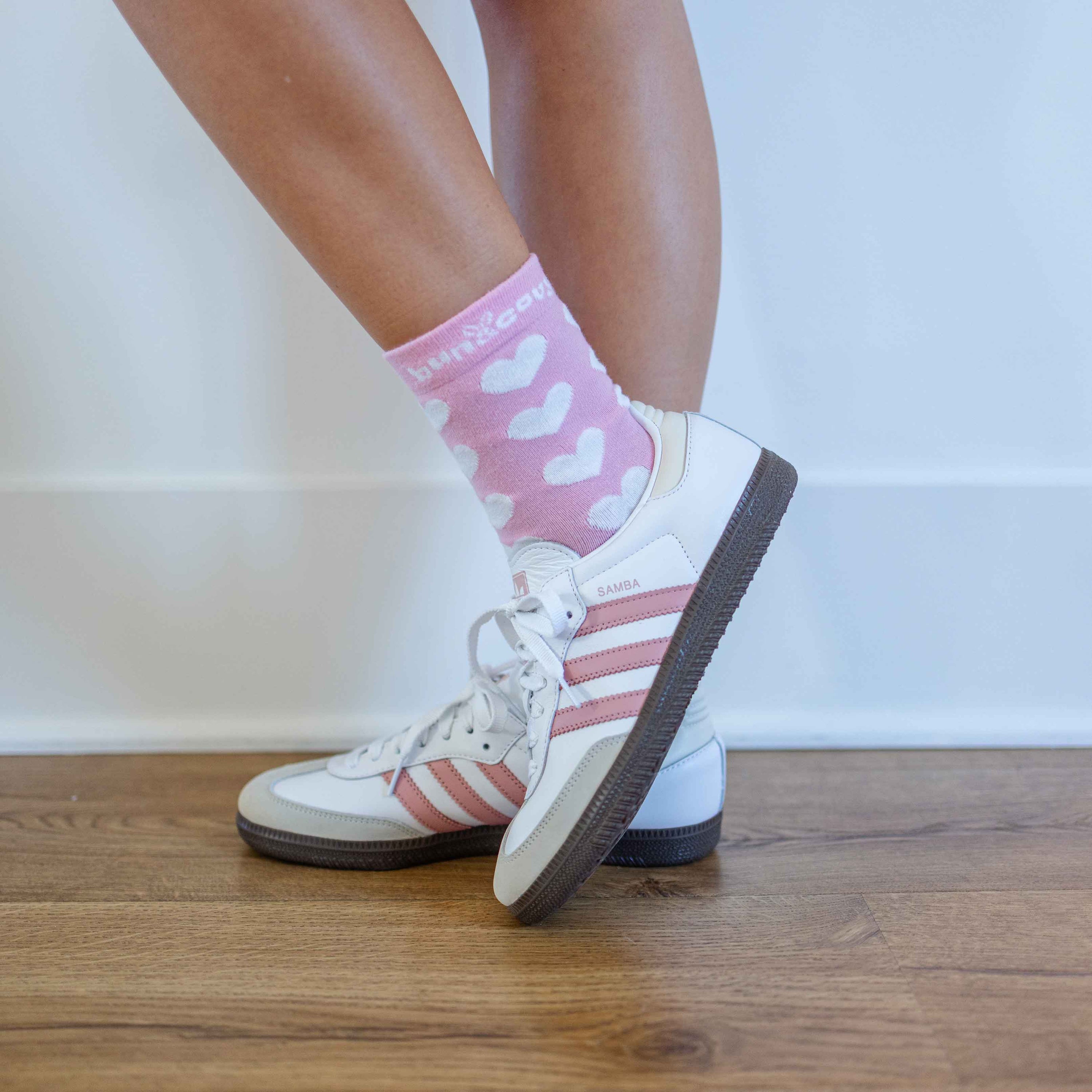Heart Socks 3-Pack Yellow Pink Grey